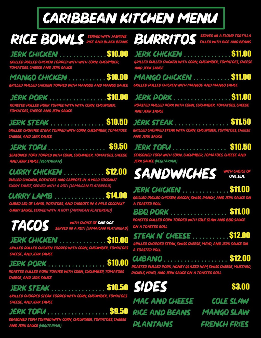 Caribbean Kitchen | restaurant | 1100 3rd St SE, Cedar Rapids, IA 52401, USA | 3194509222 OR +1 319-450-9222