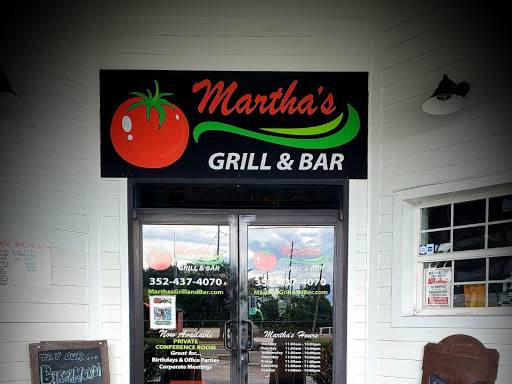 Marthas Grill And Bar | restaurant | 14946 US-301, Dade City, FL 33523, USA | 3524374070 OR +1 352-437-4070