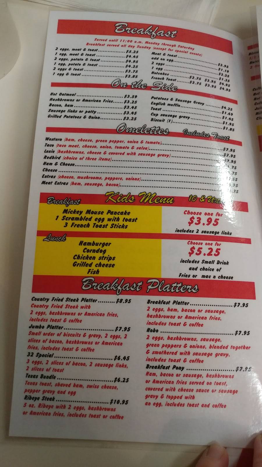 Rons Red Bird Cafe | restaurant | 112 W Center St, Girard, IL 62640, USA | 2176272045 OR +1 217-627-2045