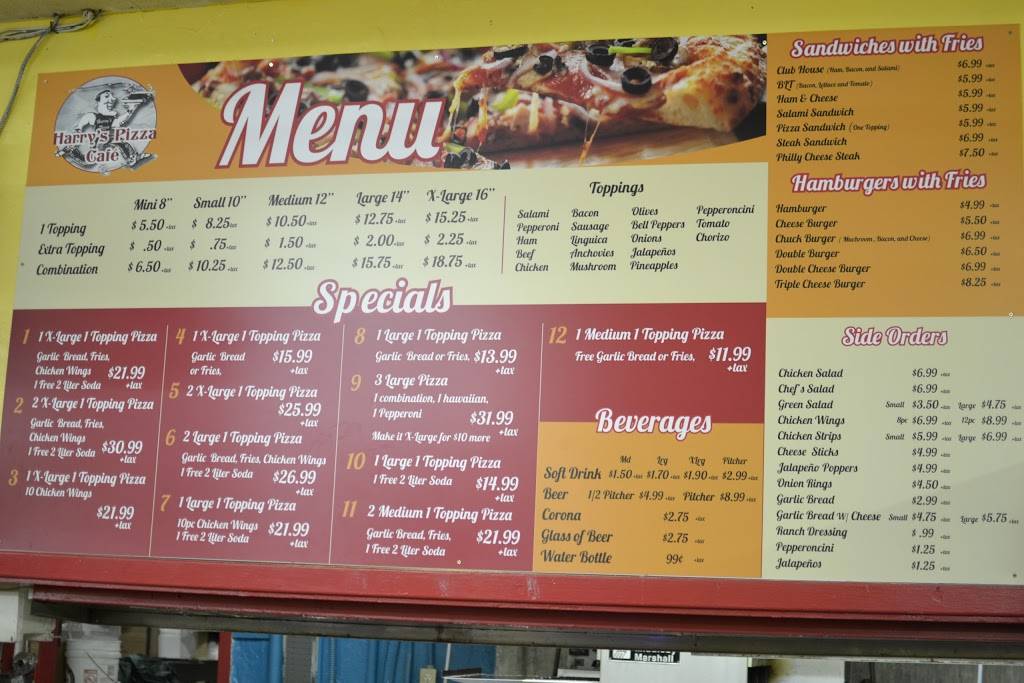 Harrys Pizza & Cafe | restaurant | 619 E Charter Way, Stockton, CA 95206, USA | 2099432551 OR +1 209-943-2551