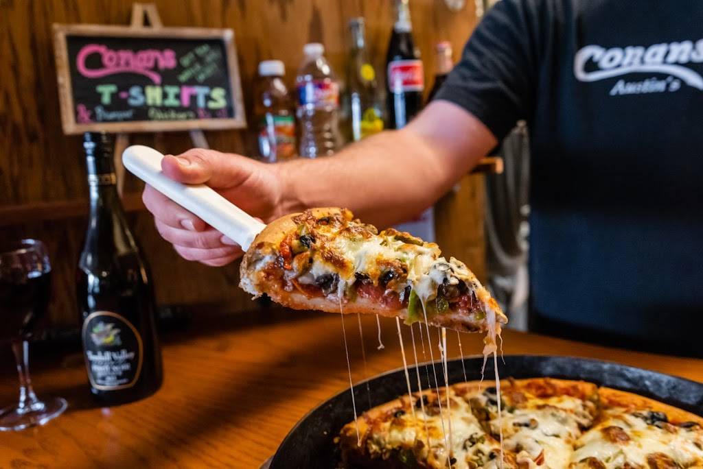 Conans Pizza North | restaurant | 2438 W Anderson Ln, Austin, TX 78757, USA | 5124593221 OR +1 512-459-3221