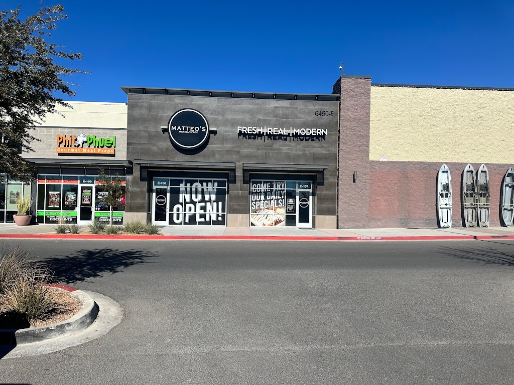 Matteos Mexican Food | restaurant | 6450 N Desert Blvd Suite E-106, El Paso, TX 79912, USA | 9152496070 OR +1 915-249-6070