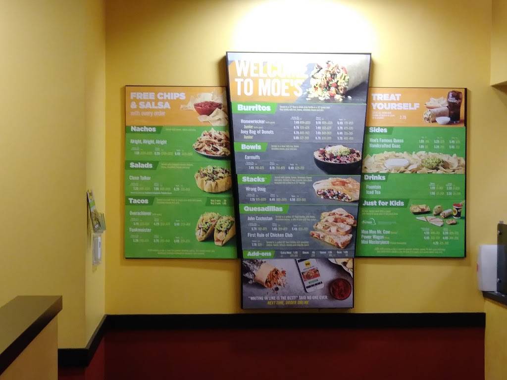 Moes Southwest Grill | restaurant | 2312 McFarland Blvd E, Tuscaloosa, AL 35404, USA | 2053421487 OR +1 205-342-1487