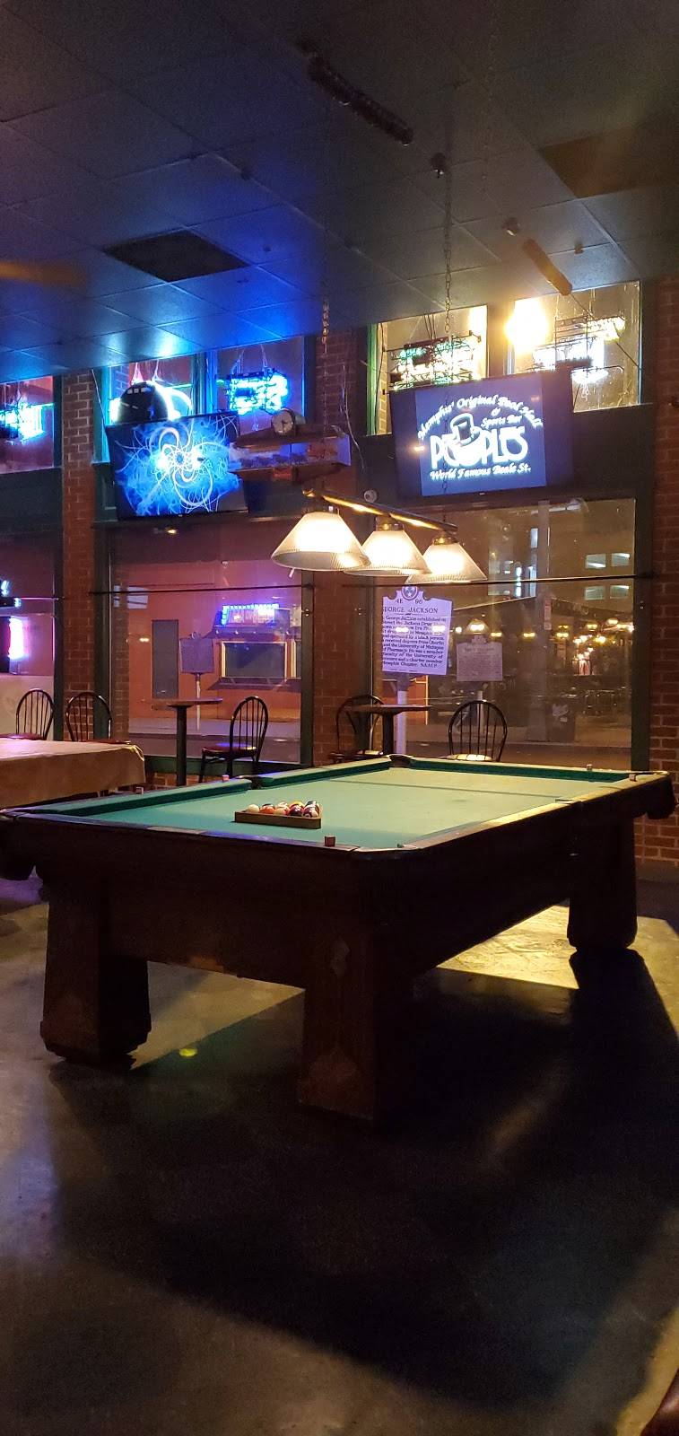 Peoples on Beale | restaurant | 323 Beale St, Memphis, TN 38103, USA | 9015237627 OR +1 901-523-7627