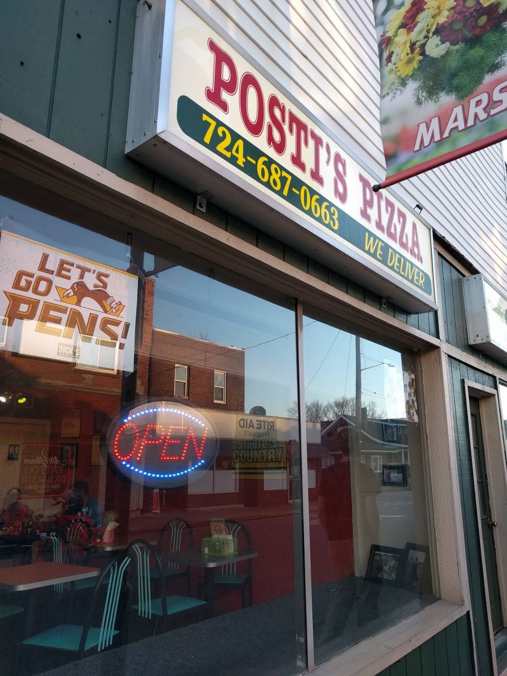 Postis Pizza | restaurant | 130 Grand Ave, Mars, PA 16046, USA | 7246870663 OR +1 724-687-0663