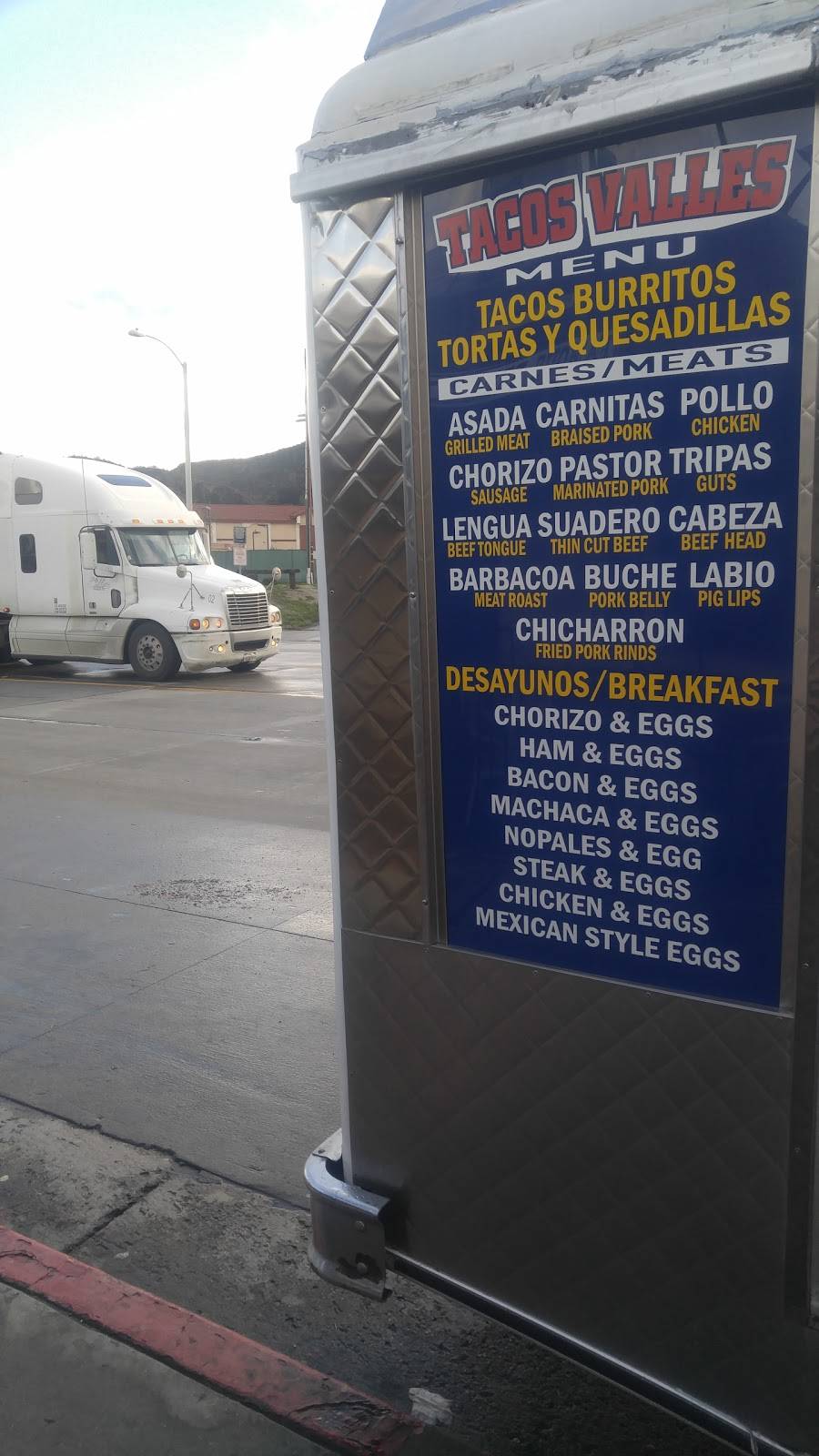 Tacos Valles | restaurant | 31526 Castaic Rd, Castaic, CA 91384, USA | 6614815768 OR +1 661-481-5768