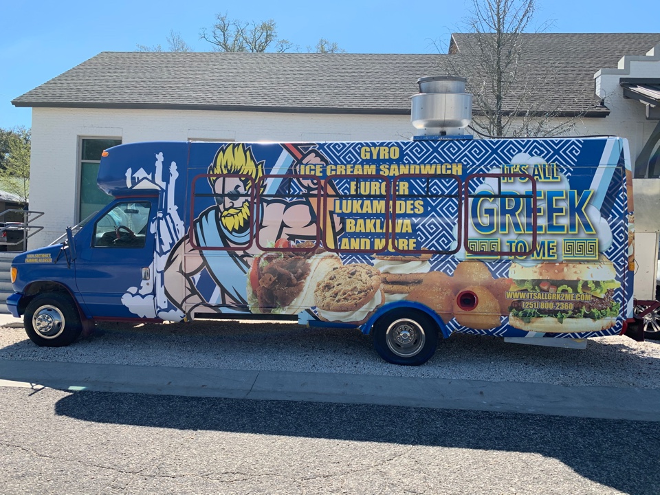 Its All Greek to Me, Fairhope Al | restaurant | Brick & Mortar Location **food Truck Travel All Over The Place, 108 N Section St, Fairhope, AL 36532, USA | 2518002360 OR +1 251-800-2360