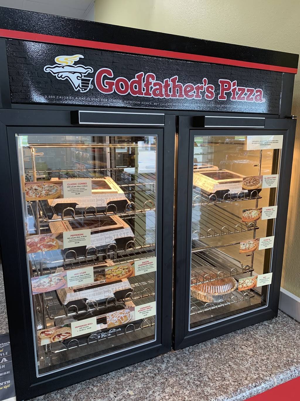 Godfathers Pizza | meal takeaway | 18691 Clay Rd, Houston, TX 77084, USA | 8324271492 OR +1 832-427-1492