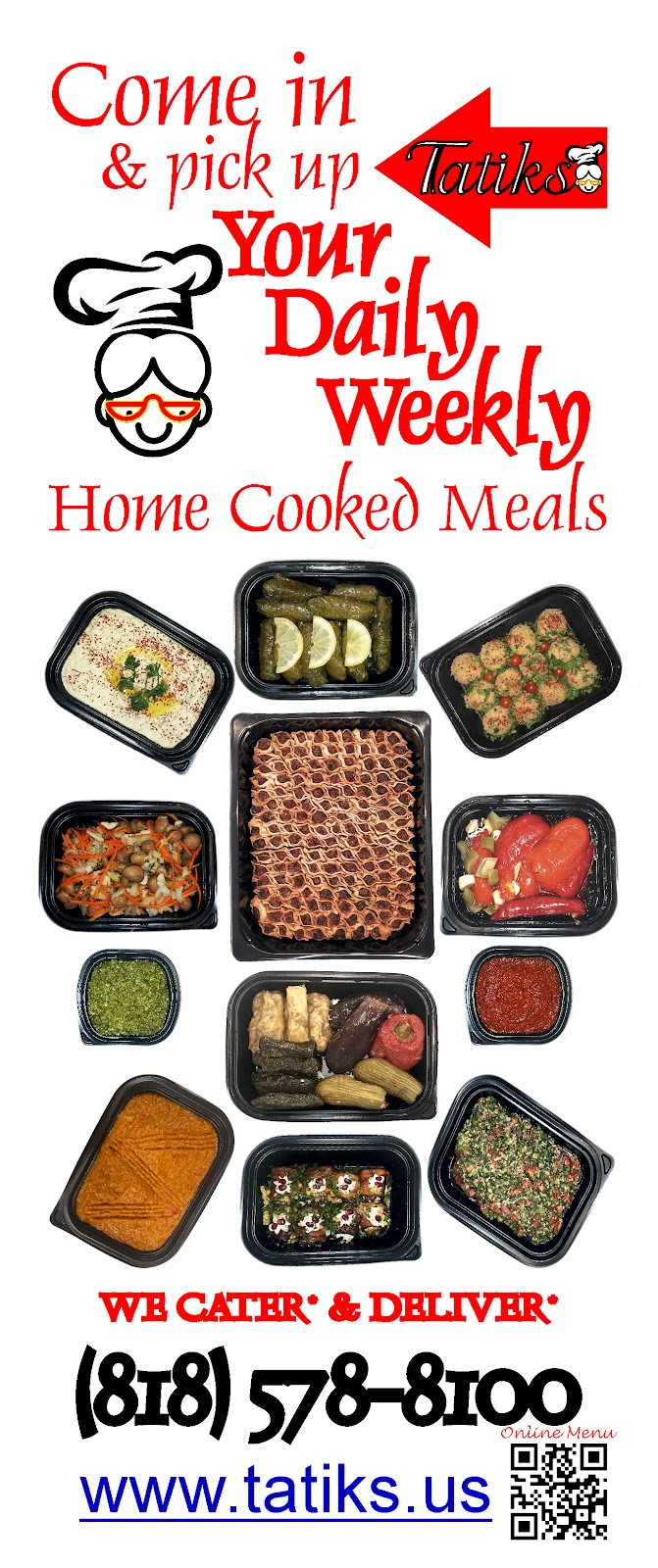 Tatiks | restaurant | 17638 Vanowen St, Lake Balboa, CA 91406, USA | 8185788100 OR +1 818-578-8100