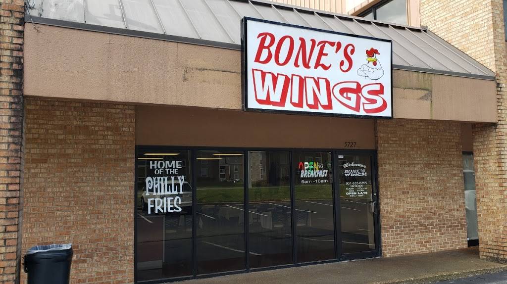 Bones Wings | restaurant | 5727 Raleigh Lagrange Rd, Memphis, TN 38134, USA | 9018336255 OR +1 901-833-6255