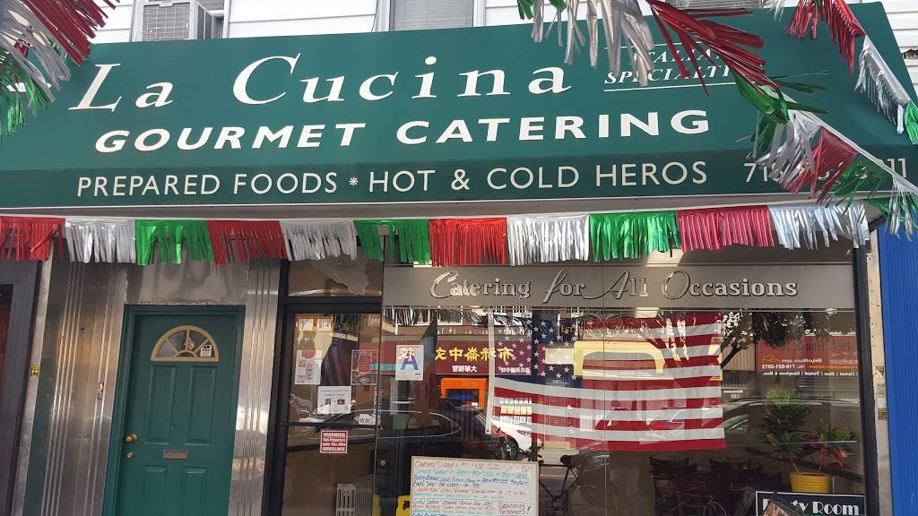 La Cucina Gourmet Caterers | restaurant | 8611 18th Ave, Brooklyn, NY 11214, USA | 7188378811 OR +1 718-837-8811