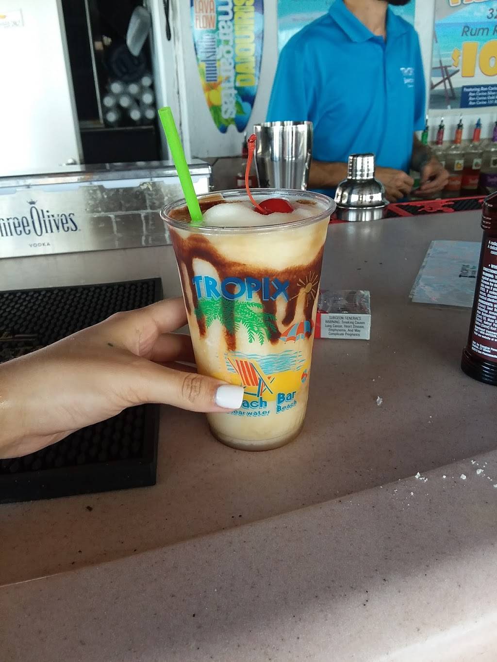 Tropix Beach Bar | restaurant | 655 S Gulfview Blvd, Clearwater, FL 33767, USA | 7274427171 OR +1 727-442-7171