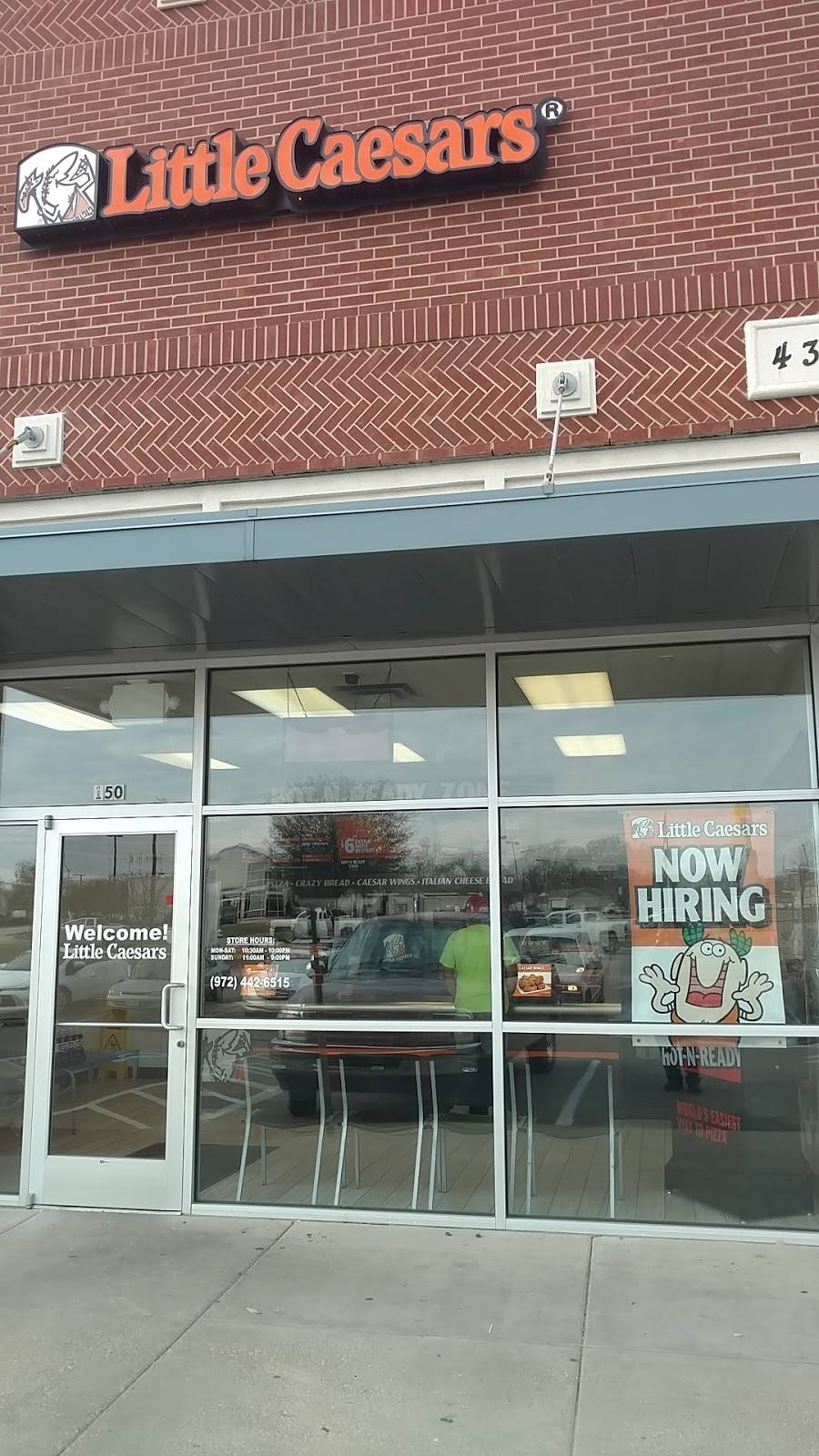 Little Caesars Pizza | meal takeaway | 430 N, TX-78, Wylie, TX 75098, USA | 9724426515 OR +1 972-442-6515