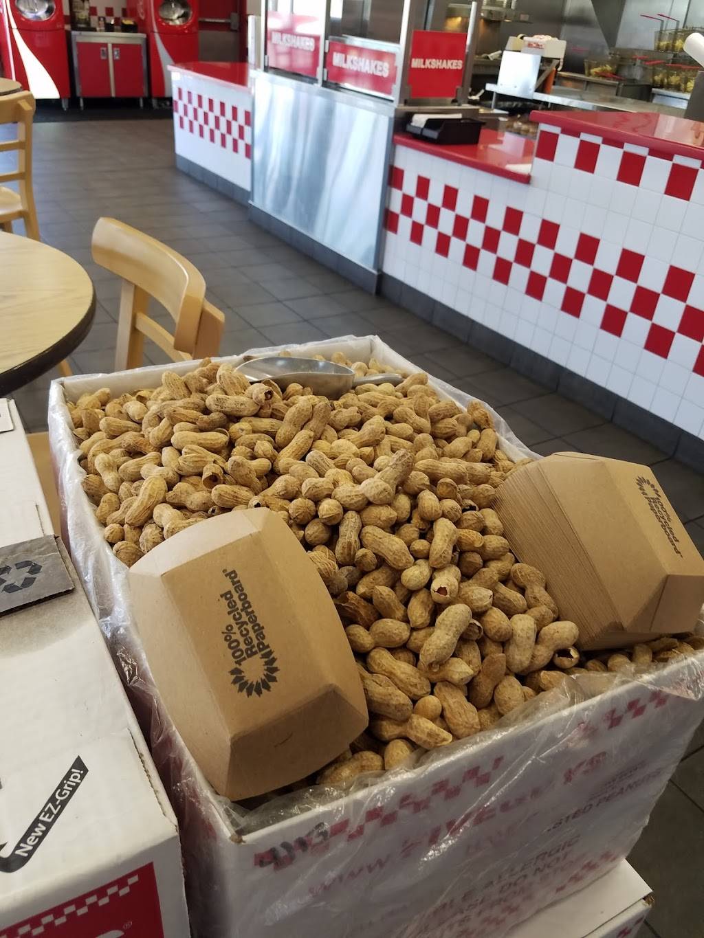 Five Guys | meal takeaway | 4065 S Maryland Pkwy, Las Vegas, NV 89119, USA | 7028920003 OR +1 702-892-0003