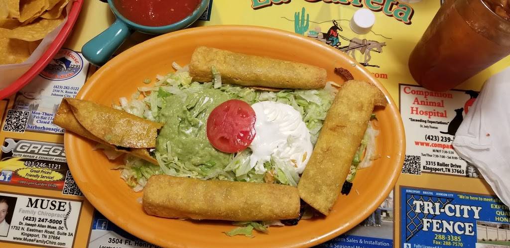 La Carreta Mexican Restaurant | restaurant | 1336 S John B Dennis Hwy, Kingsport, TN 37660, USA | 4232474700 OR +1 423-247-4700