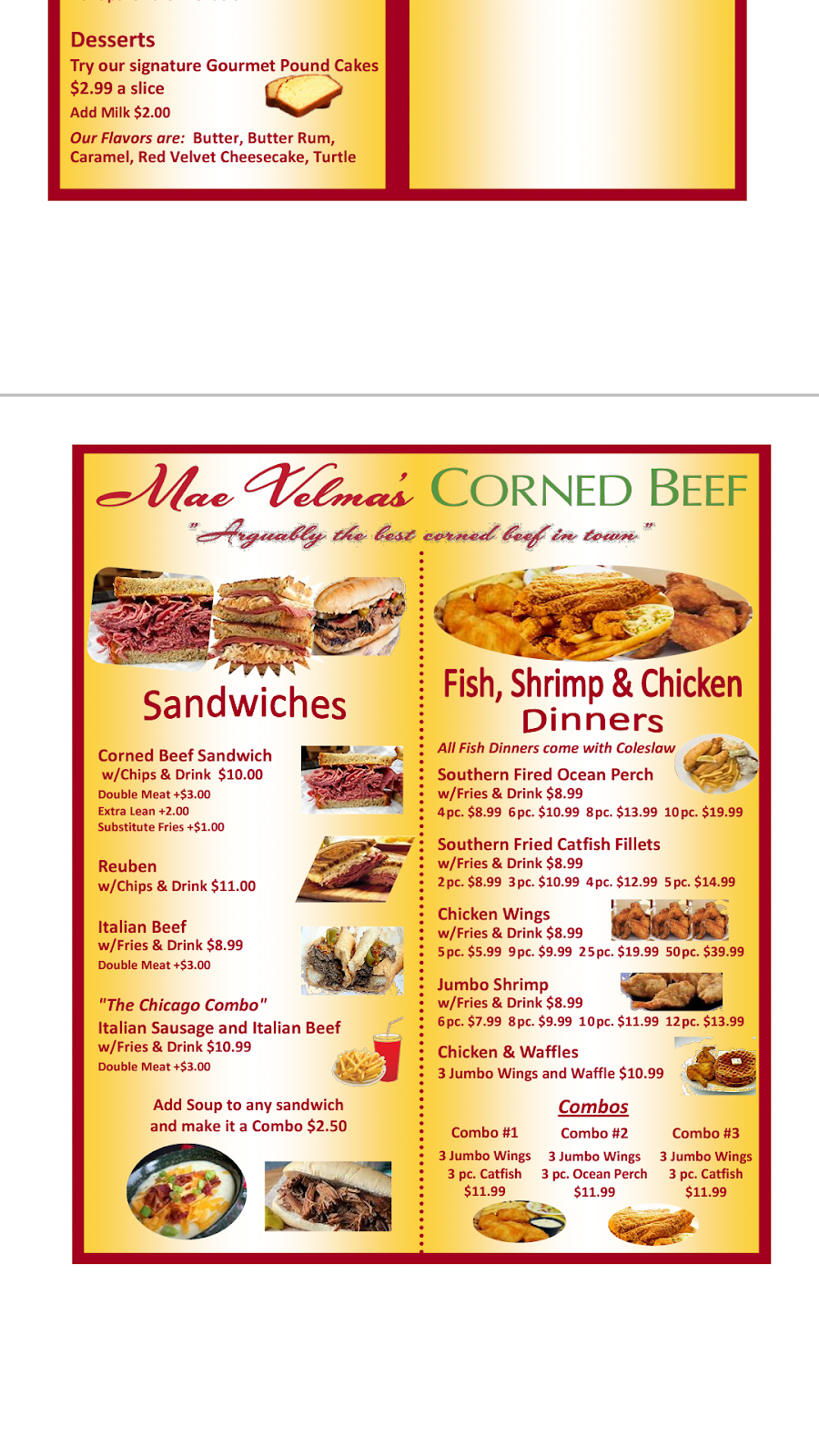 Mae Velmas Corned Beef | restaurant | 4101 N 76th St, Milwaukee, WI 53222, USA | 4149882448 OR +1 414-988-2448