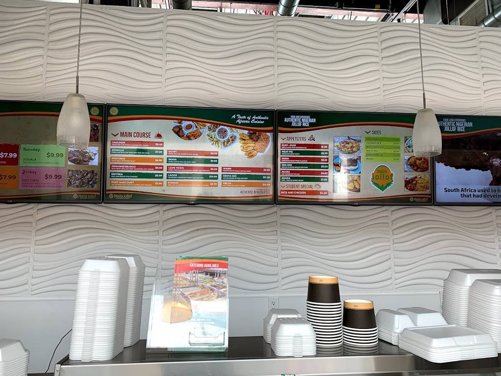 Naija Jollof Toronto | restaurant | 7215 Goreway Drive at Westwood Square Mall Inside the mall on the second floor at the Food Court Center, Mississauga, ON L4T 2T9, Canada | 9056761515 OR +1 905-676-1515