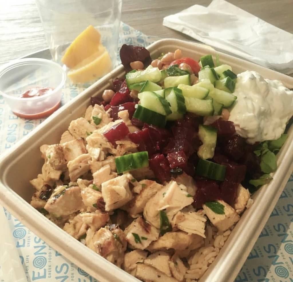 EONS Greek Food for Life | restaurant | 18A Farm View, Montvale, NJ 07645, USA | 2019309100 OR +1 201-930-9100