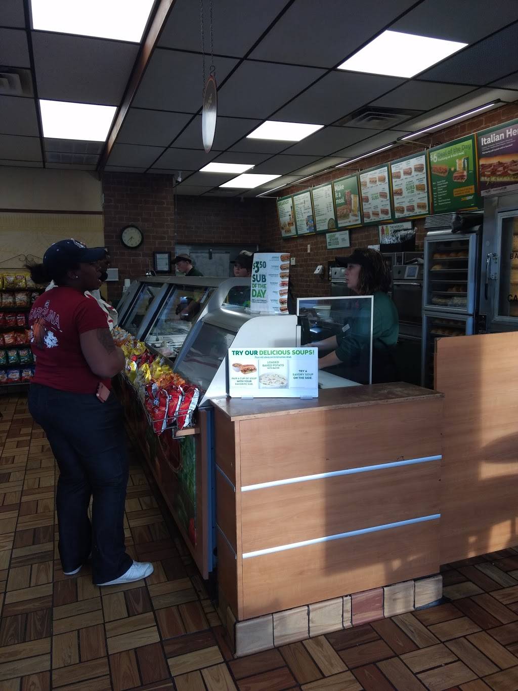 Subway Restaurants | restaurant | 603 Hampton St, Kershaw, SC 29067, USA | 8034754000 OR +1 803-475-4000