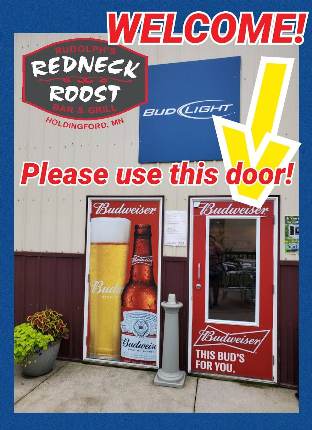 Rudolphs Redneck Roost | restaurant | 530 Main St, Holdingford, MN 56340, USA | 3202280133 OR +1 320-228-0133