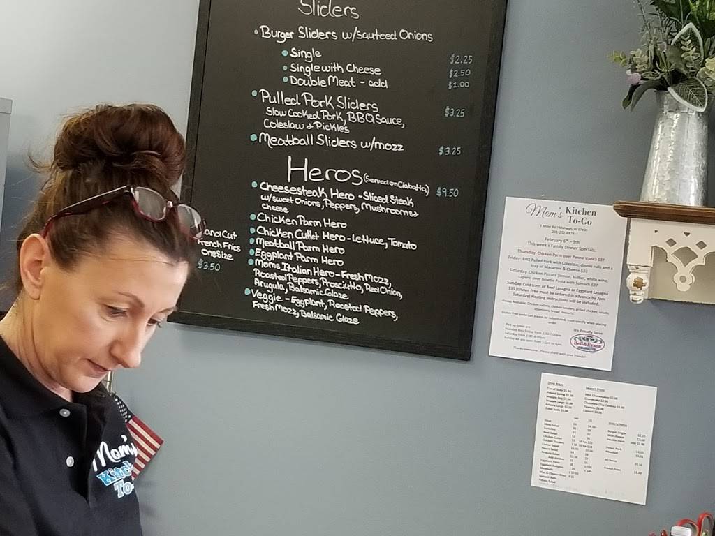 Moms kitchen to go | restaurant | 5 Miller Rd, Mahwah, NJ 07430, USA | 2012528874 OR +1 201-252-8874
