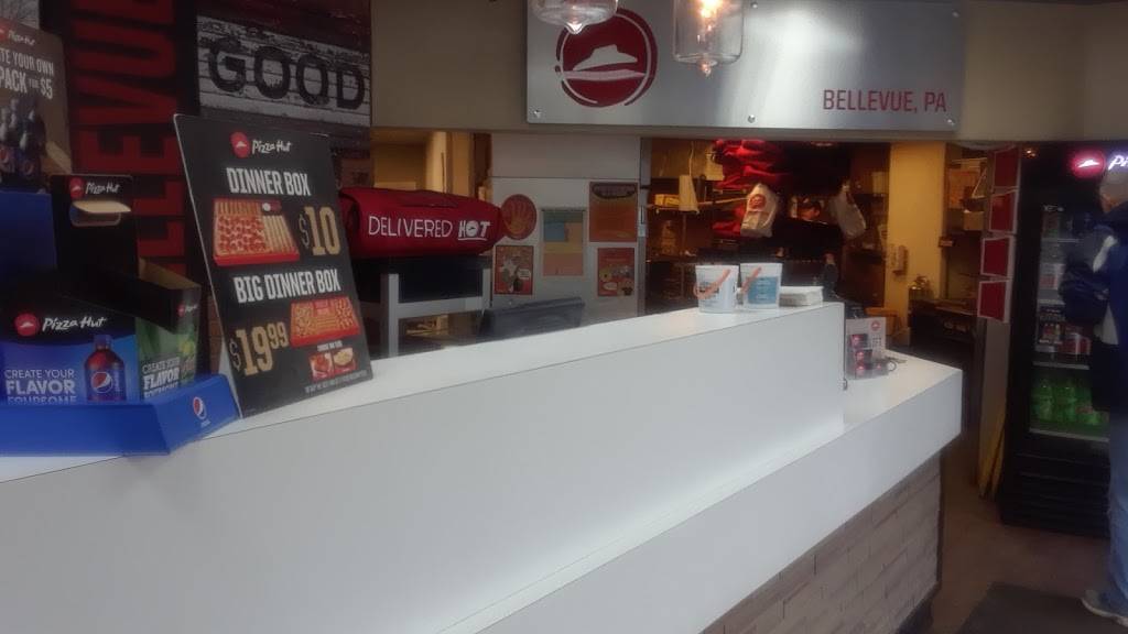 Pizza Hut | meal takeaway | 481 Lincoln Ave, Bellevue, PA 15202, USA | 4127345700 OR +1 412-734-5700