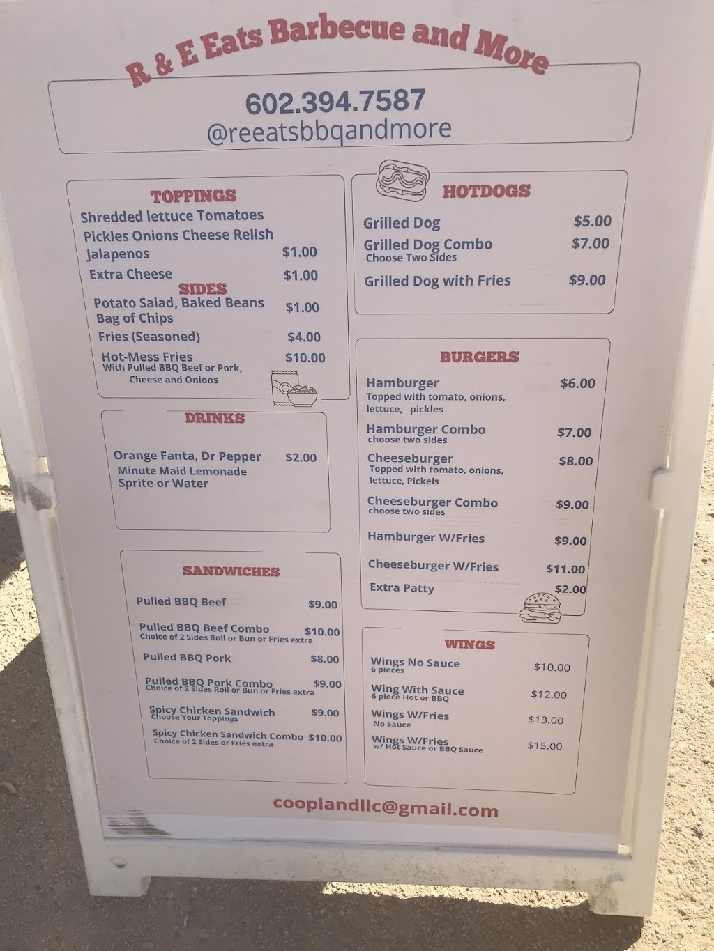 Coopland LLC | restaurant | Saturday’s 8am-11am, See Social Media @reeatsbbqandmore, 1200 W Vineyard Rd, Phoenix, AZ 85041, USA | 6023947587 OR +1 602-394-7587