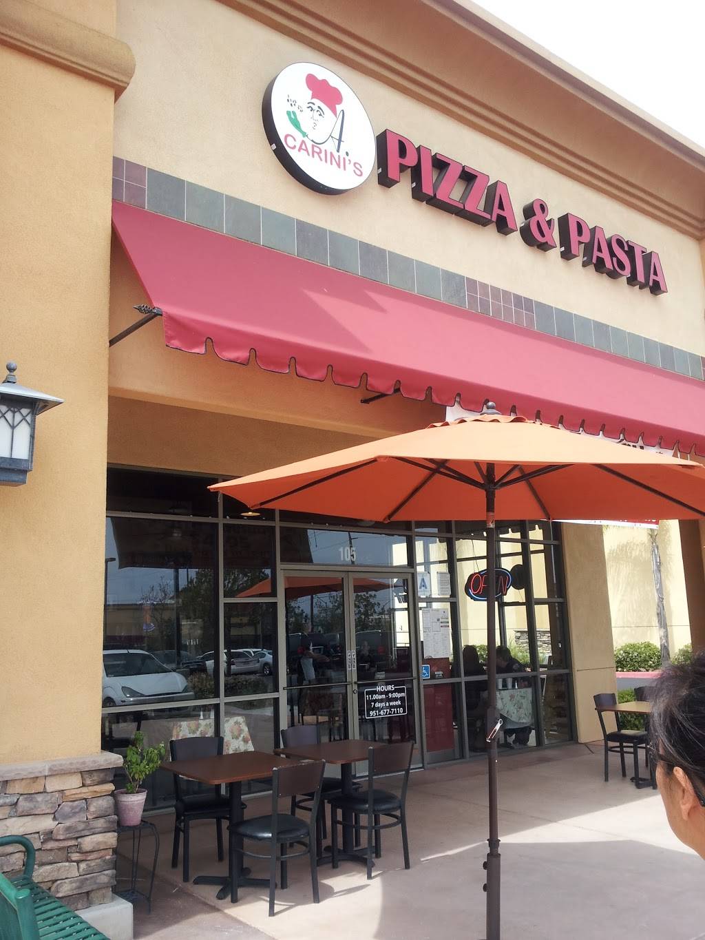 A Carinis Pizza & Pasta | restaurant | 25135 Madison Ave #105, Murrieta, CA 92562, USA | 9516777110 OR +1 951-677-7110