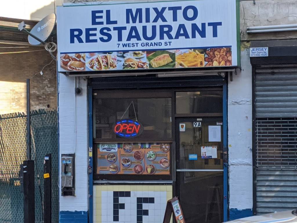 El Mixto Restaurant | restaurant | 7 W Grand St, Elizabeth, NJ 07201, USA | 9089773776 OR +1 908-977-3776