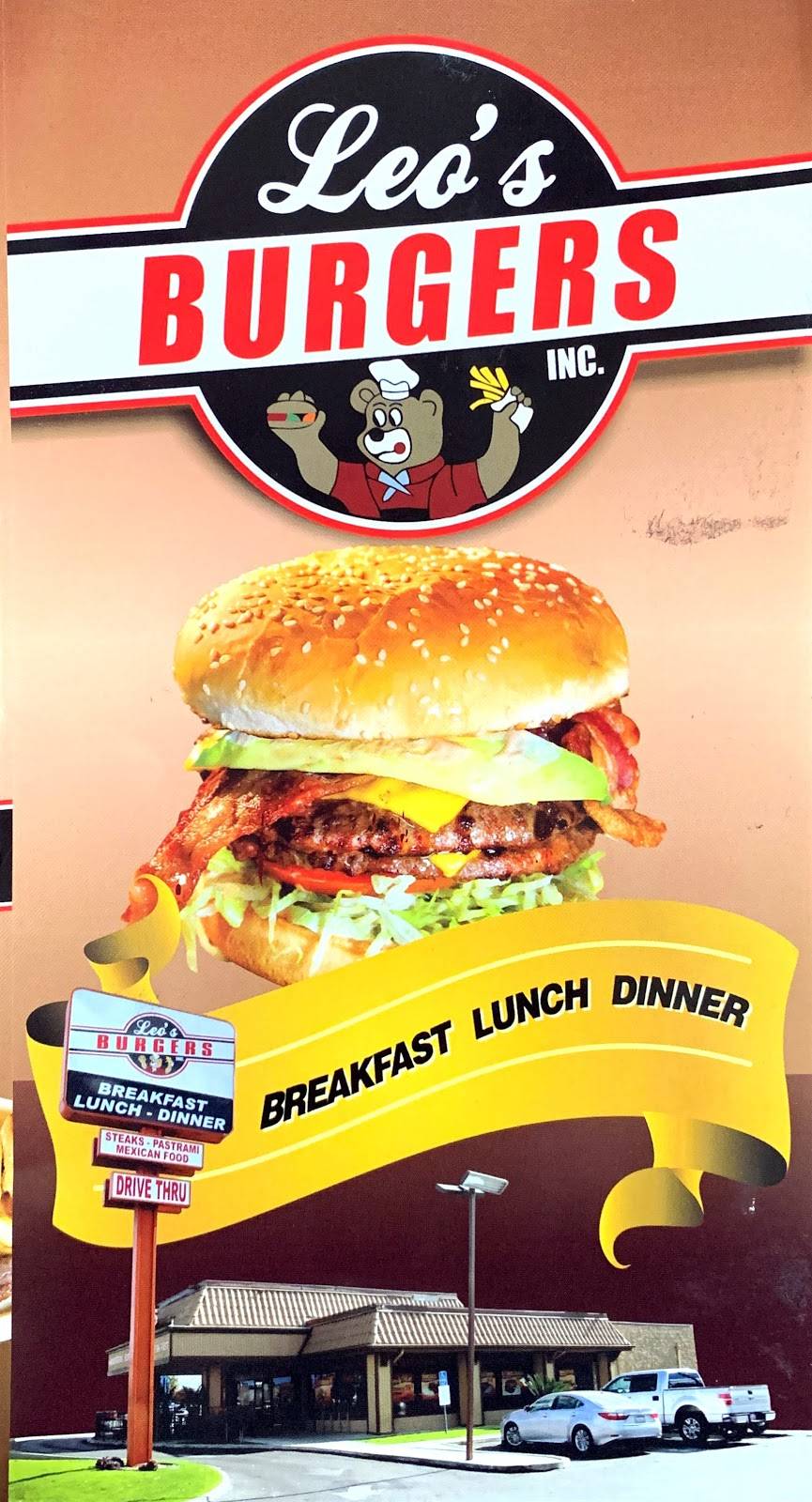 Leos Burgers, Inc. | restaurant | 4501 Ming Ave, Bakersfield, CA 93309, USA | 6618338492 OR +1 661-833-8492