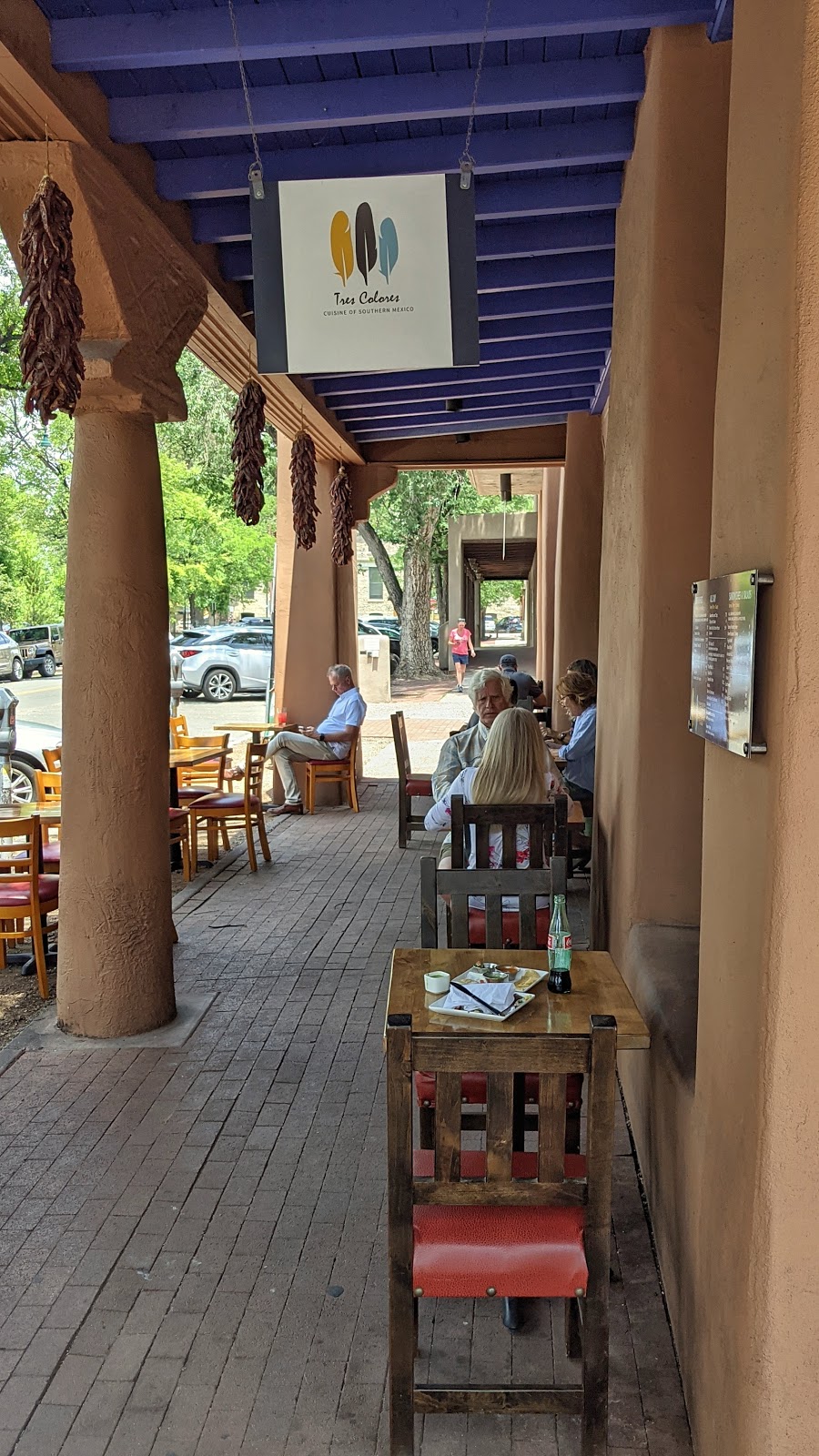 Tres Colores | restaurant | 101 W Marcy St, Santa Fe, NM 87501, USA | 5054900296 OR +1 505-490-0296