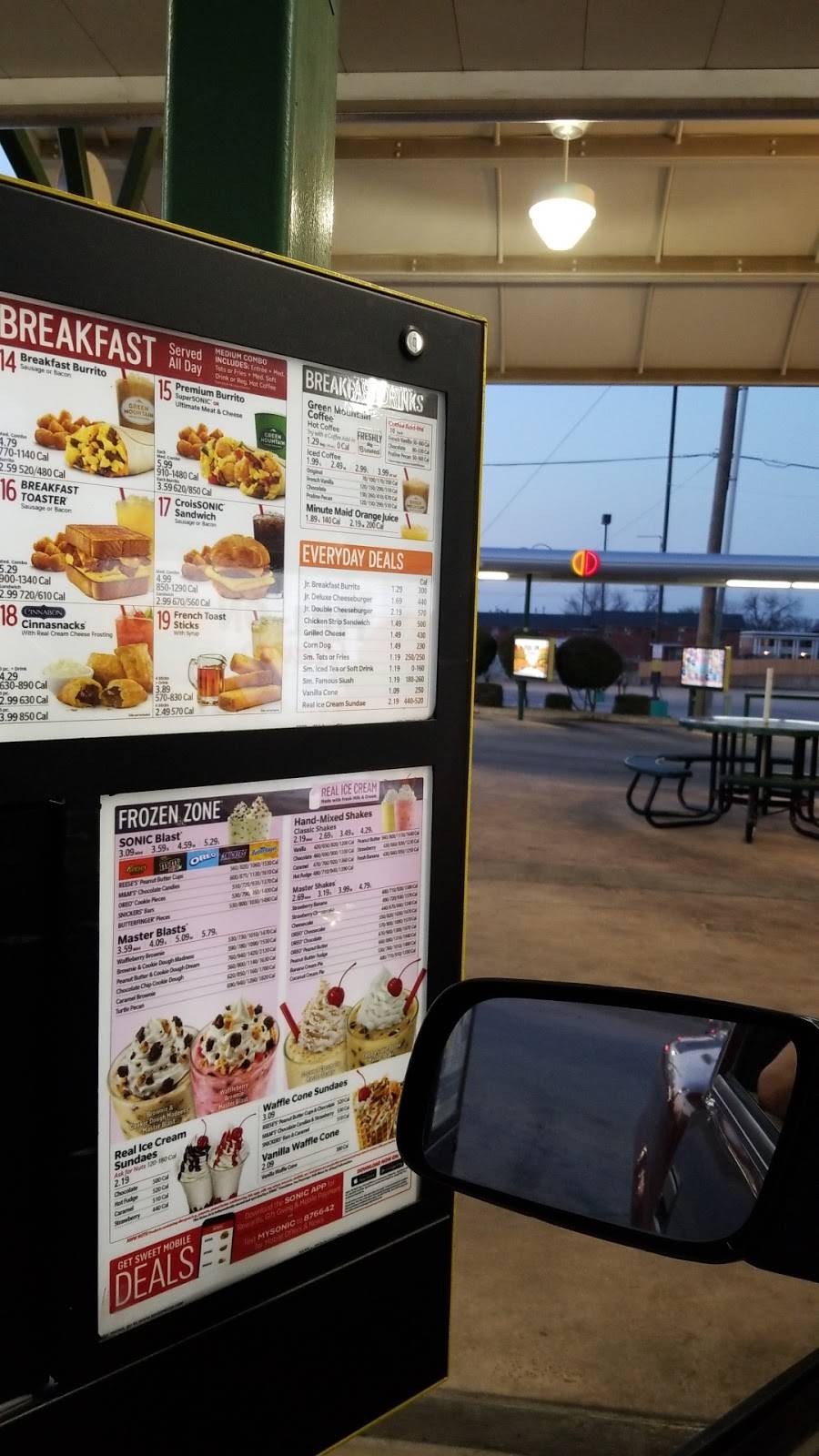 Sonic Drive-In | restaurant | 2400 N Pennsylvania Ave, Oklahoma City, OK 73107, USA | 4055245375 OR +1 405-524-5375