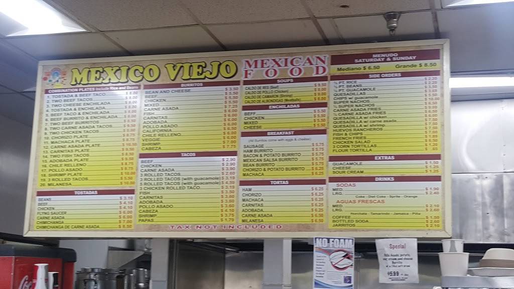 Mexico Viejo | restaurant | 3265 Business Park Dr, Vista, CA 92081, USA | 7607272455 OR +1 760-727-2455