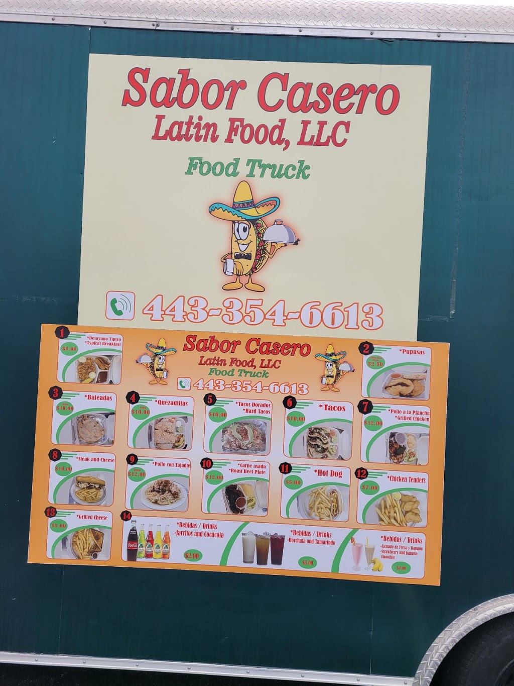 Sabor casero latín Food, Llc | restaurant | 5105 Ritchie Hwy, Brooklyn Park, MD 21225, USA | 4433546613 OR +1 443-354-6613