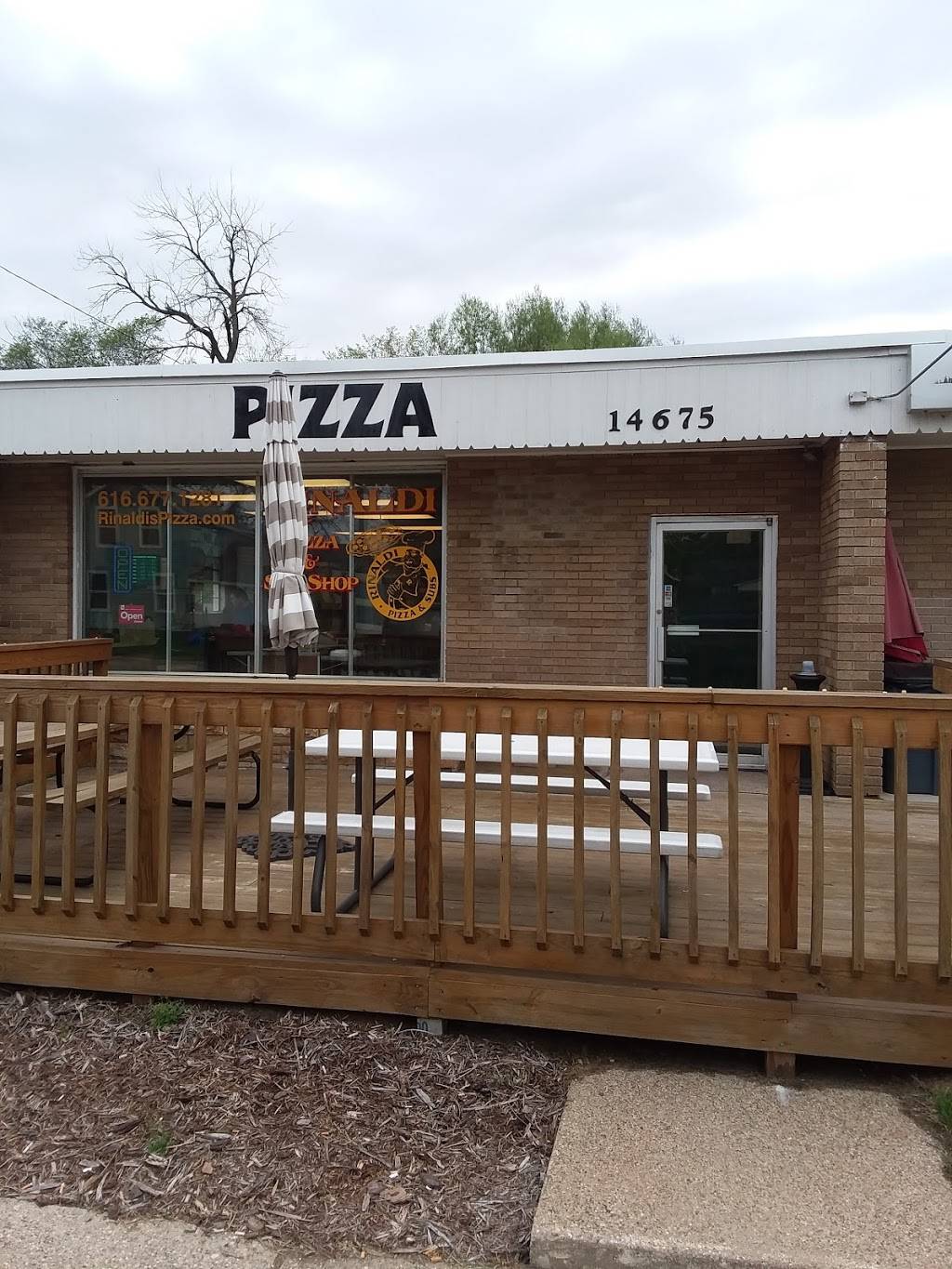 Rinaldi Pizza & Sub Shop | restaurant | 14675 16th Ave, Marne, MI 49435, USA | 6166771281 OR +1 616-677-1281