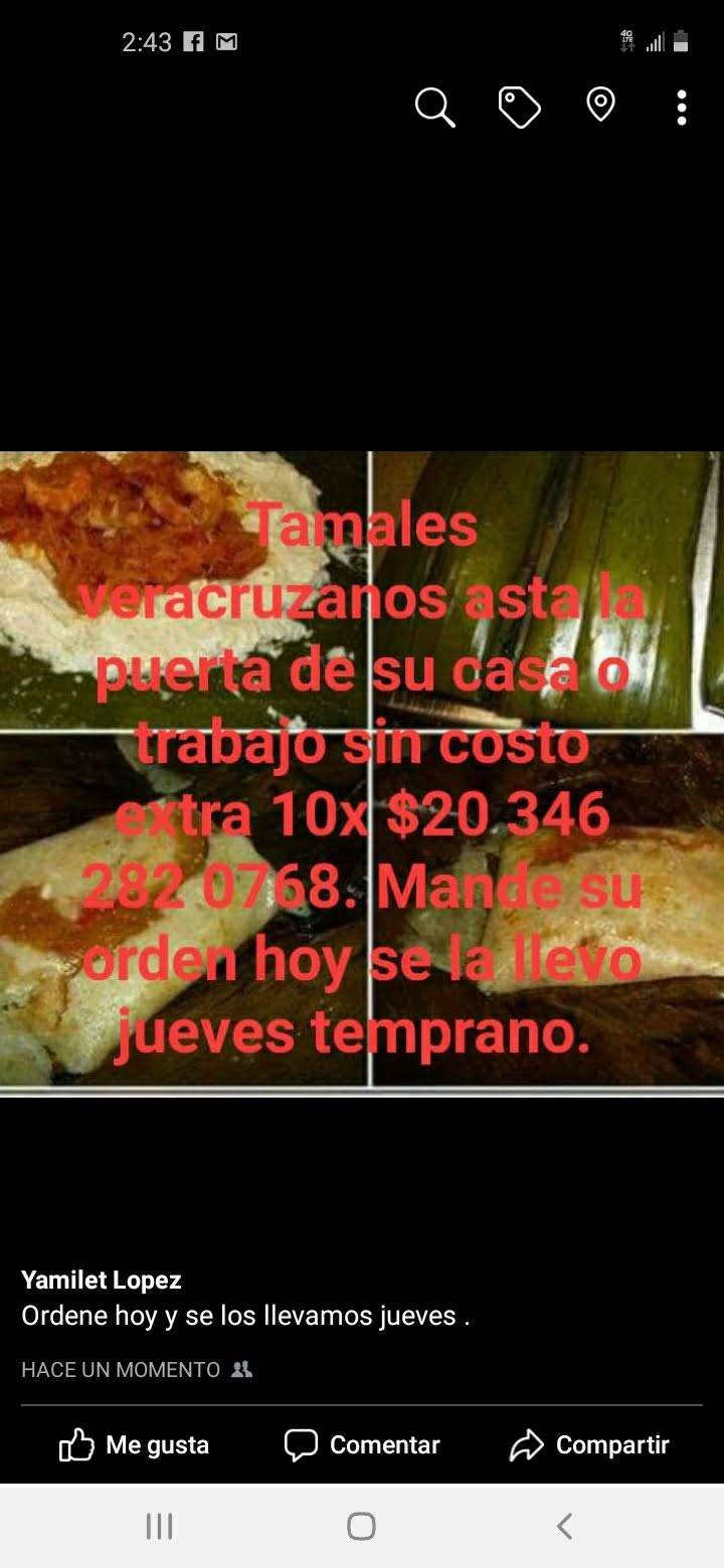 Tamales de veracruz con acullo | restaurant | 700 W Greens Rd, Houston, TX 77067, USA | 3468011077 OR +1 346-801-1077