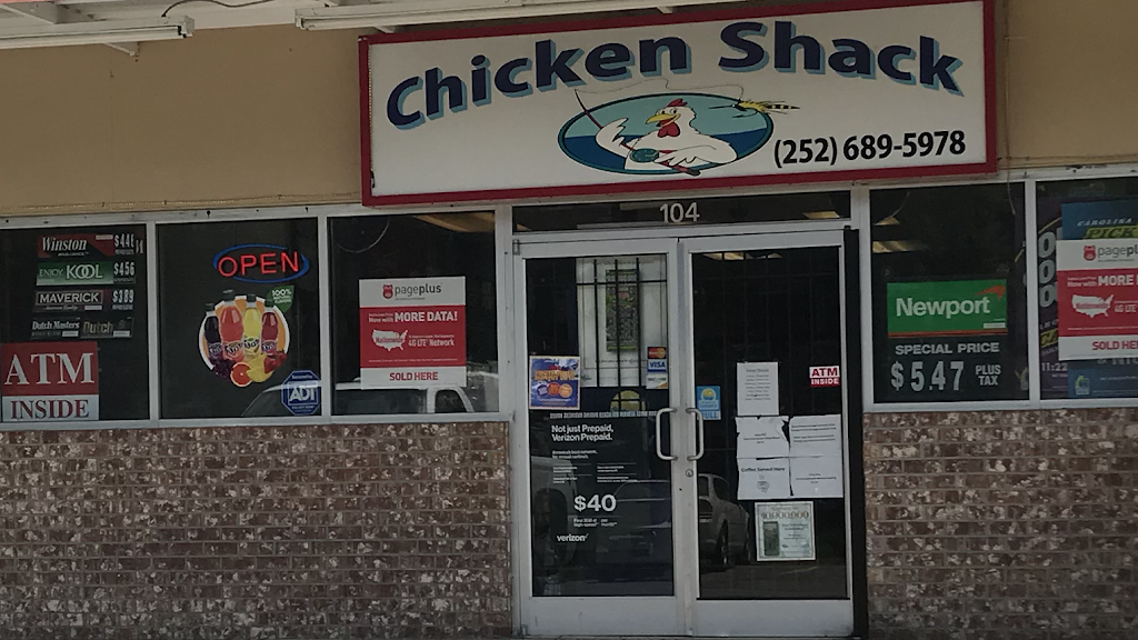 Chicken Shack | restaurant | 425 Hooker Rd Unit #104, Greenville, NC 27834, USA | 2526895978 OR +1 252-689-5978