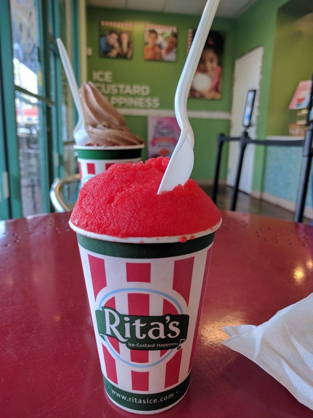 Ritas Italian Ice & Frozen Custard | restaurant | 4821 Lankershim Blvd Ste G, North Hollywood, CA 91601, USA | 8188537600 OR +1 818-853-7600
