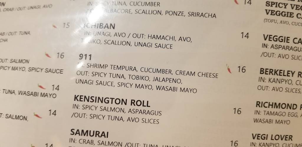 Sakana Sushi & Roll | restaurant | 303 Amherst Ave, Kensington, CA 94708, USA | 5105247096 OR +1 510-524-7096