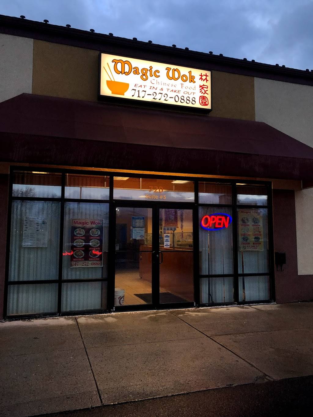 Magic Wok | restaurant | 720 Quentin Rd # 5, Lebanon, PA 17042, USA | 7172720888 OR +1 717-272-0888