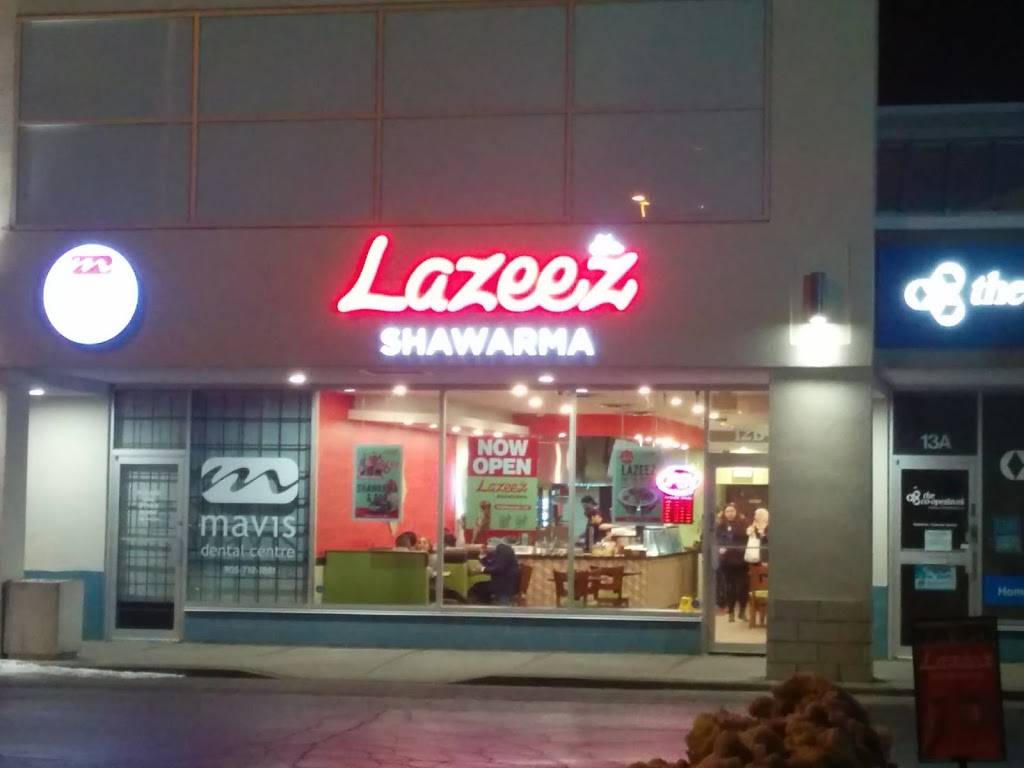 Lazeez Shawarma | restaurant | 660 Eglinton Ave W, Mississauga, ON L5R 3V2, Canada | 9055011888 OR +1 905-501-1888