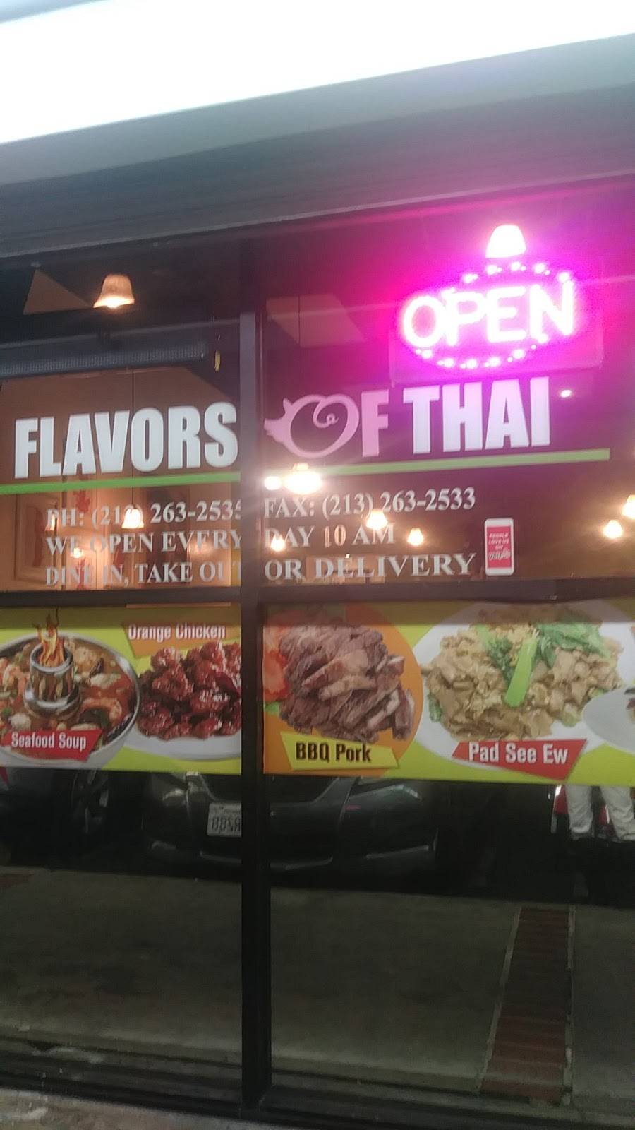 Flavors of Thai | restaurant | 1275 S Union Ave, Los Angeles, CA 90015, USA | 2132632535 OR +1 213-263-2535
