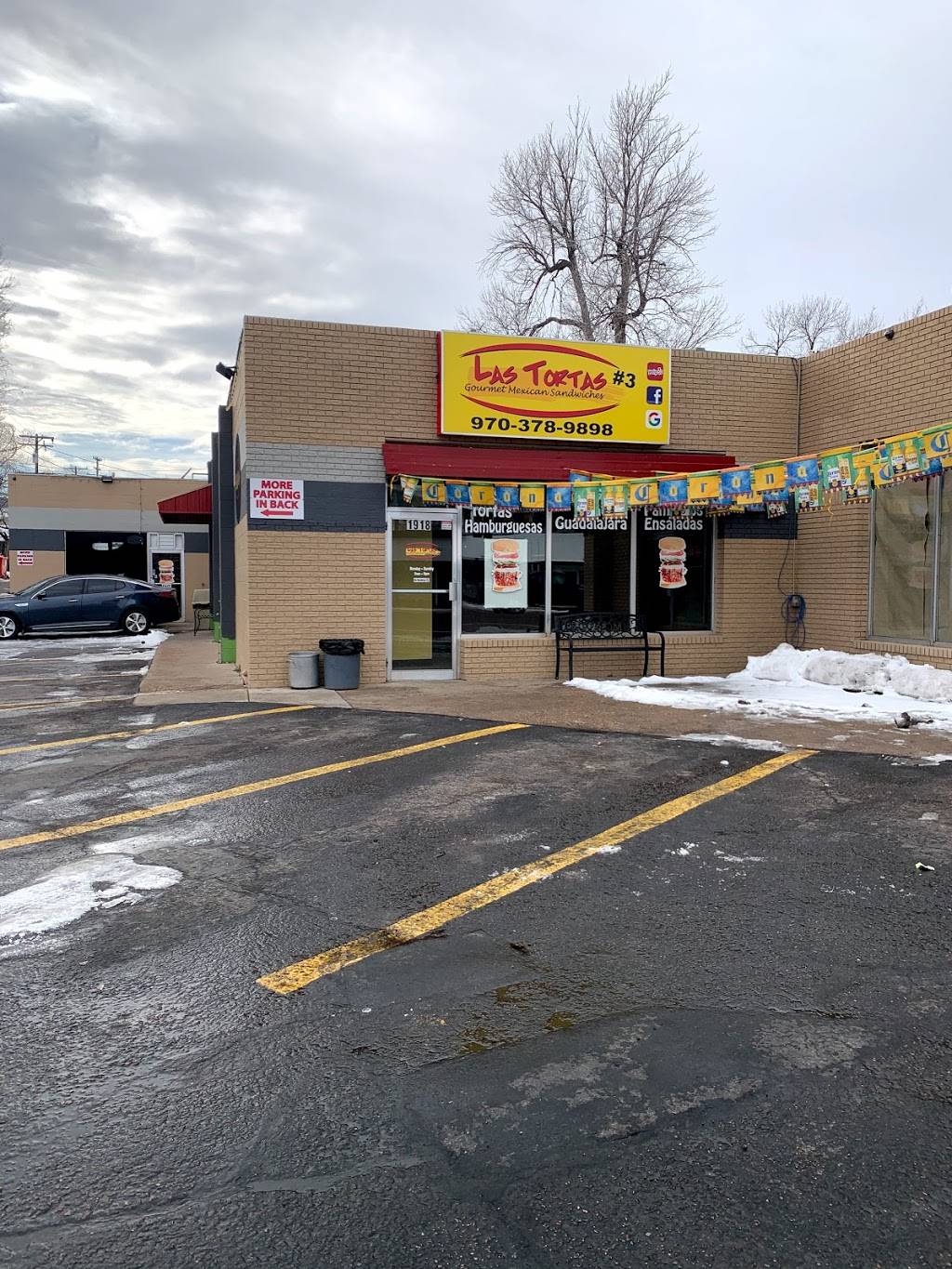 Las tortas #3 | restaurant | 1918 9th St, Greeley, CO 80631, USA | 9703789898 OR +1 970-378-9898