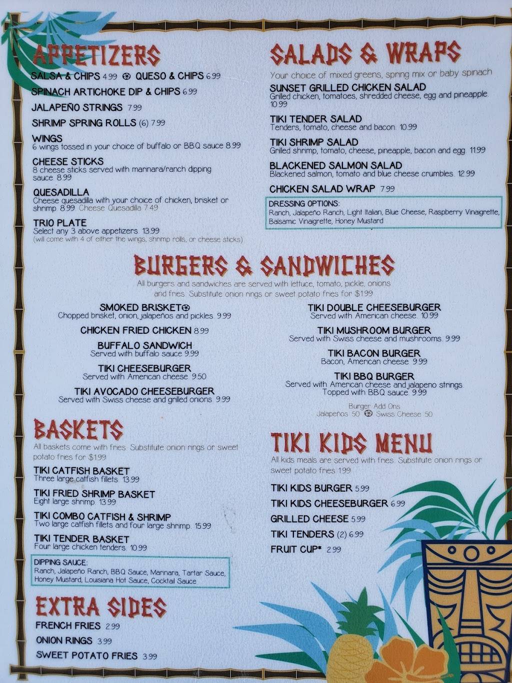 Tiki Hut | restaurant | 1937 Island Cir, Tool, TX 75143, USA | 9032899348 OR +1 903-289-9348