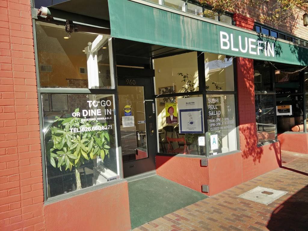 Bluefin Sushi and Roll | restaurant | 960 Mission St, South Pasadena, CA 91030, USA | 6266608271 OR +1 626-660-8271