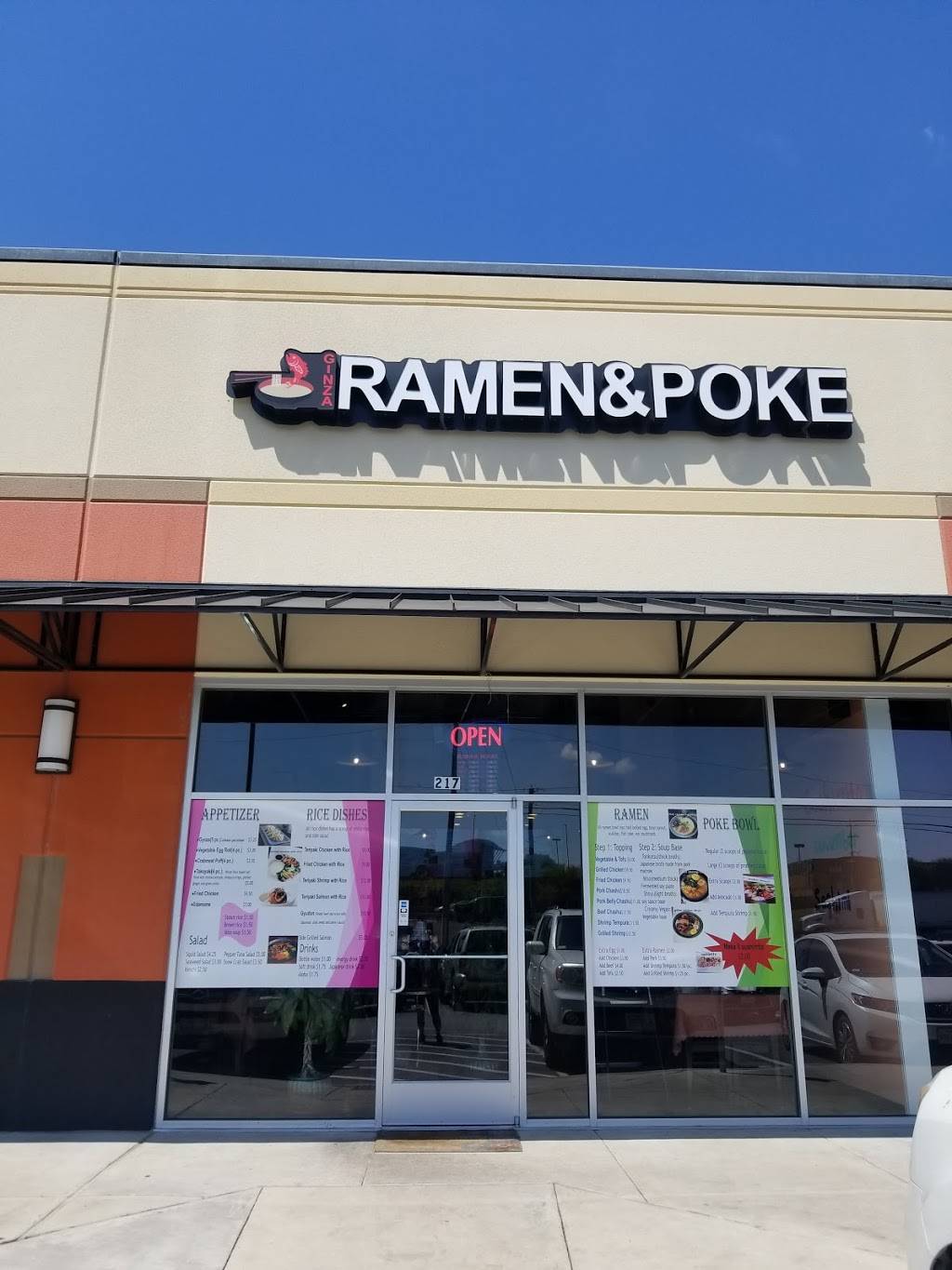 Ginza Ramen and Poke | restaurant | 15069 I-35 #217, Selma, TX 78154, USA | 2106468888 OR +1 210-646-8888