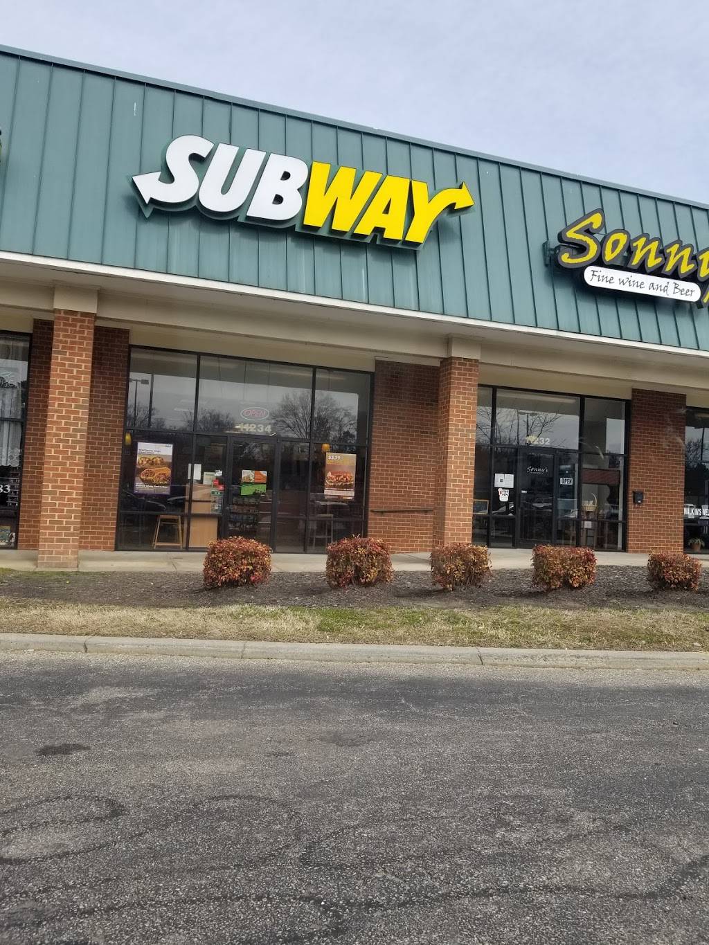 Subway | restaurant | 11234 Patterson Ave, Richmond, VA 23238, USA | 8047502557 OR +1 804-750-2557