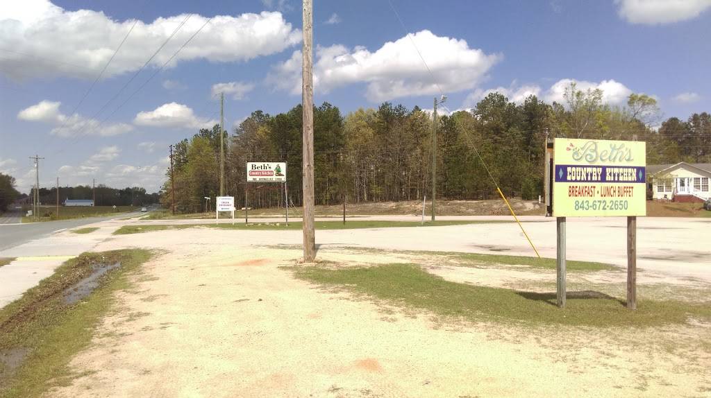 Beths Country Kitchen | restaurant | 917 S Pearl St, Pageland, SC 29728, USA | 8436722650 OR +1 843-672-2650