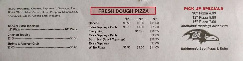 Tanyas Pizzeria | restaurant | 6325 Windsor Mill Rd # 1, Baltimore, MD 21207, USA | 4105978111 OR +1 410-597-8111