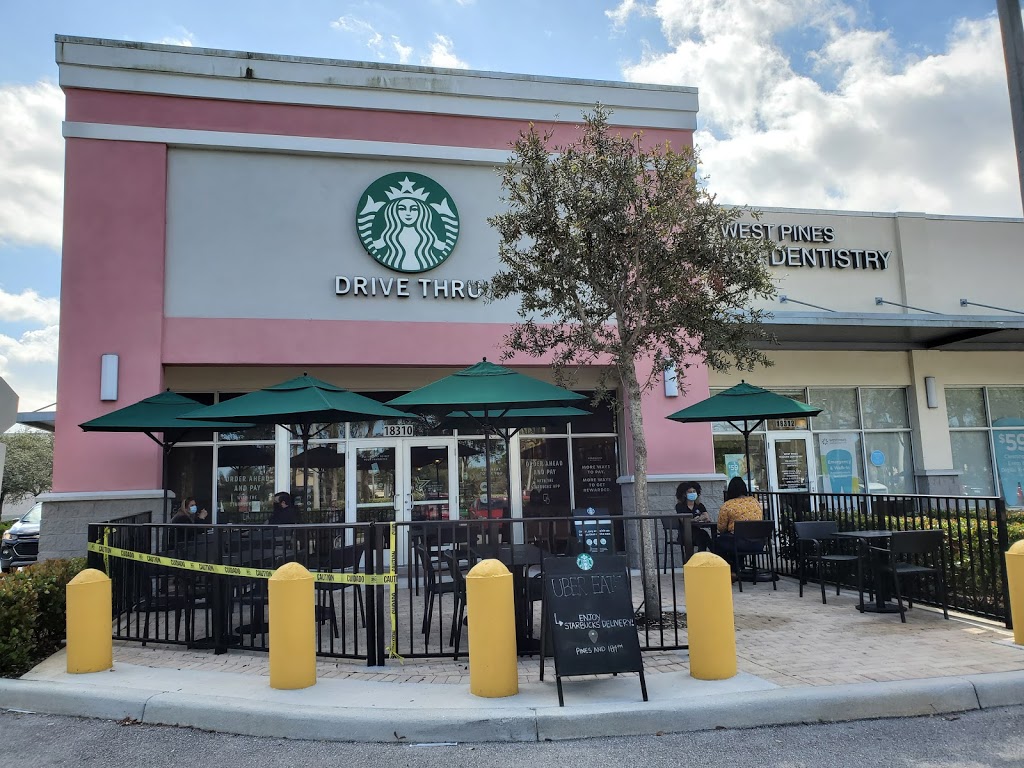 Starbucks | cafe | 18310 Pines Blvd, Pembroke Pines, FL 33029, USA | 9544590626 OR +1 954-459-0626